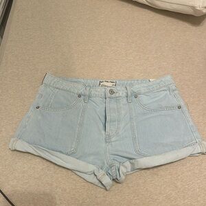 Free People blue Jean shorts
